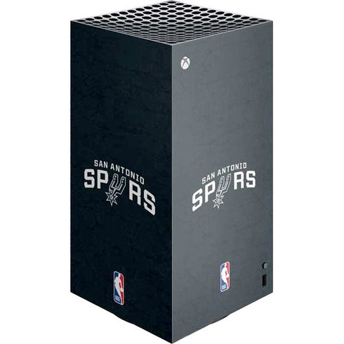 NBA San Antonio Spurs Distressed XBox Series X Digital Edition Console Skin